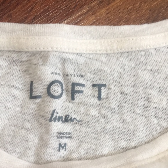 Ann Taylor Loft crean tank top ☀️Summer 🌞 - Picture 5 of 5
